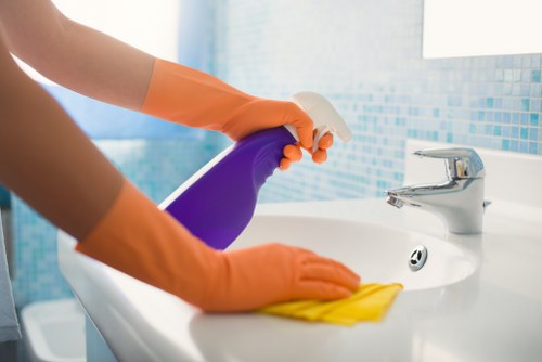 Carpet cleaning equipment used by a carpets cleaner in Bermondsey