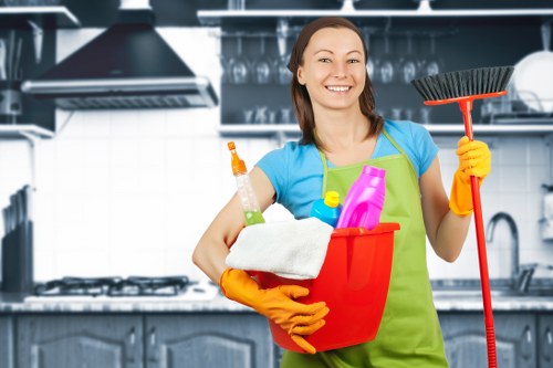 Deep cleaning Bermondsey property with detailed attention to surfaces