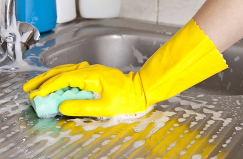 Domestic cleaning service in Bermondsey focusing on kitchen and bathroom areas